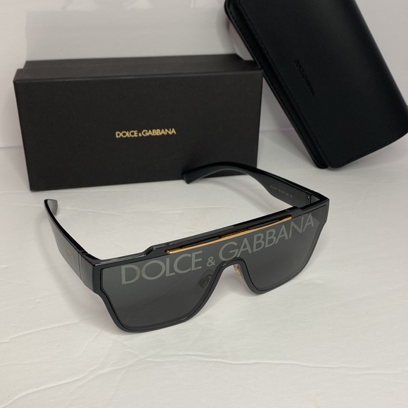 New  - DOLCE & GABBANA DG6125 Oversized Shield Sunglasses - Picture 4 of 14
